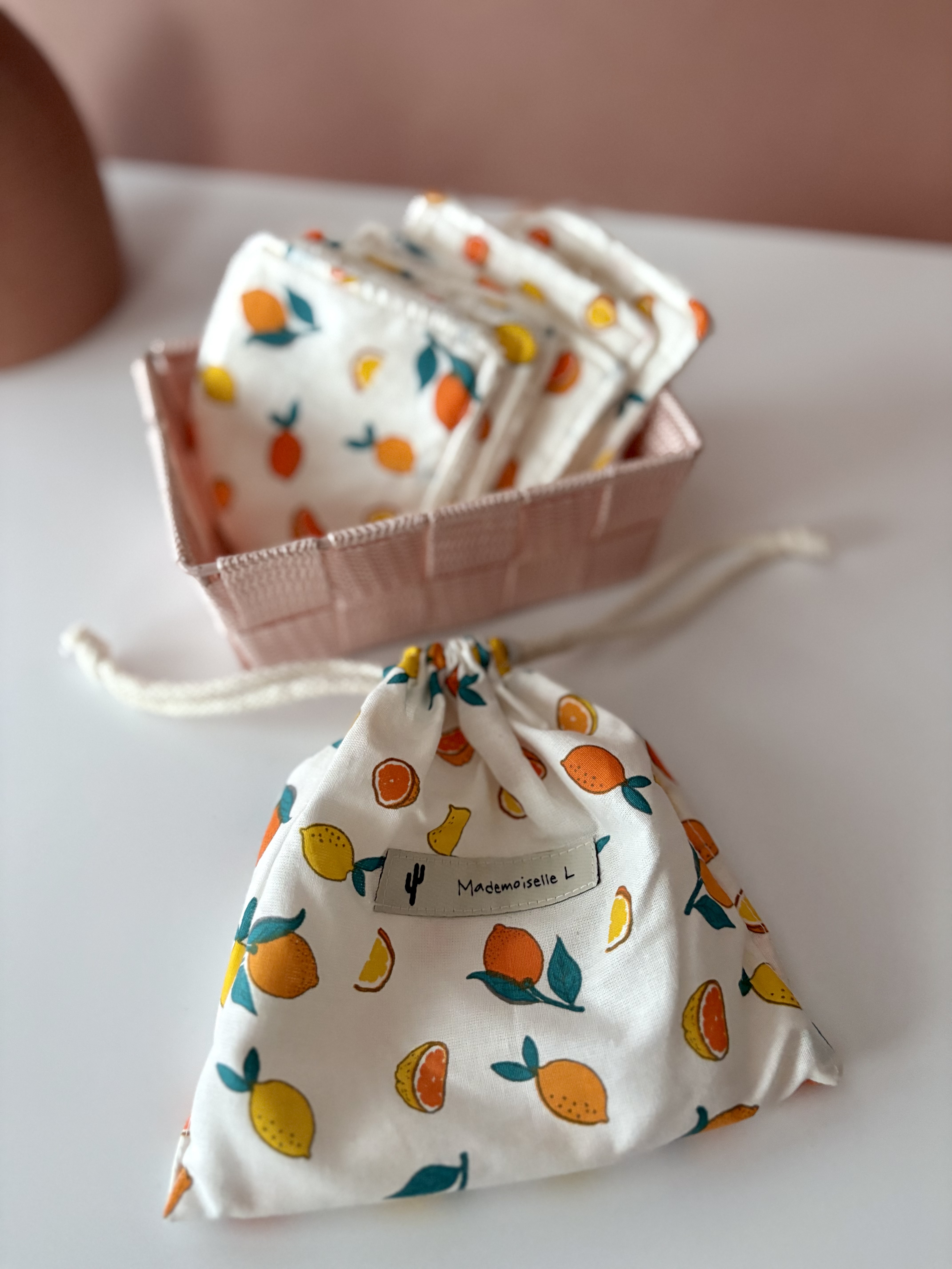 Pochon- COTON CITRON