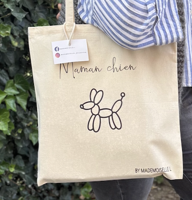 Tote bag MAMAN CHIEN