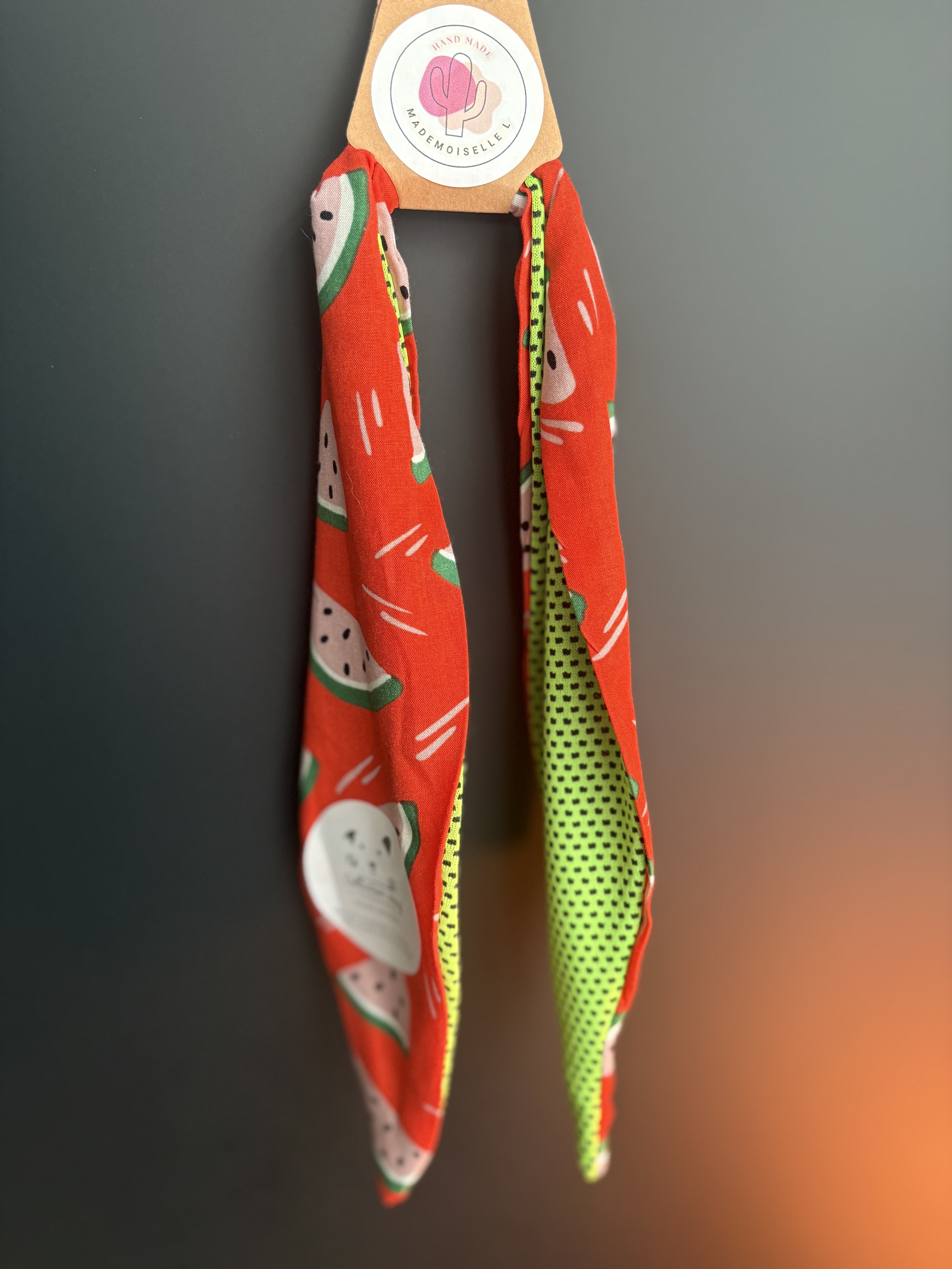 Foulard fraicheur 2 en 1- PASTEQUES