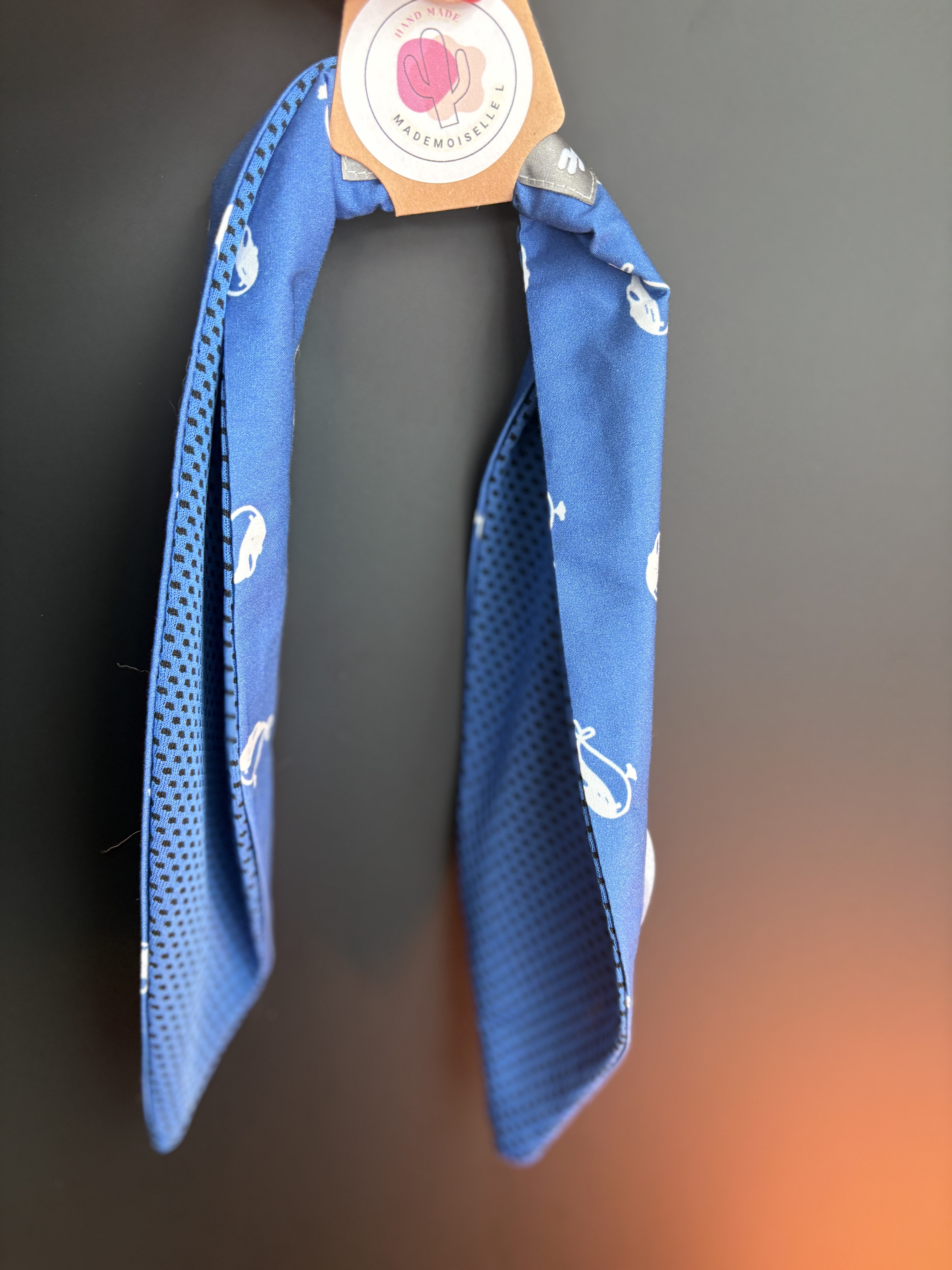 Foulard fraicheur 2 en 1- BALEINES