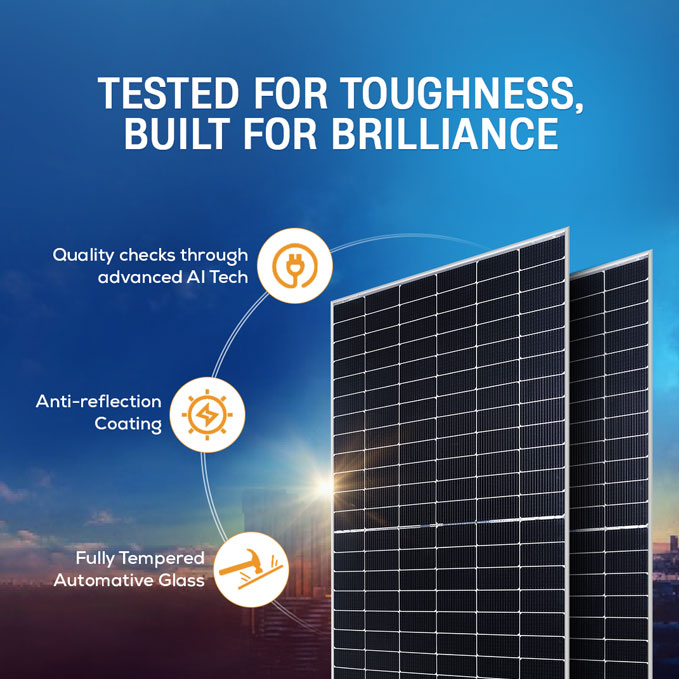 Luminous 550W TOPCON Panel DCR