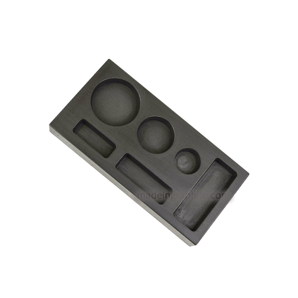 6 IN 1 Graphite Ingot Mold for Gold Bar Round Coin