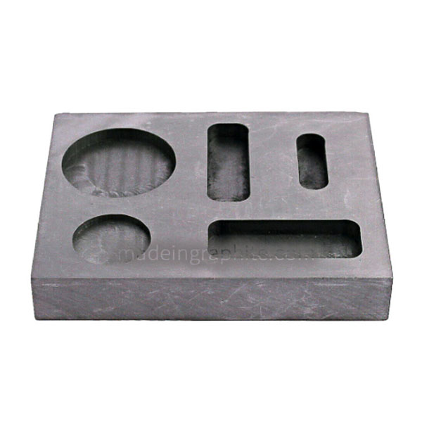 5 IN 1 Graphite Ingot Mold for Gold Bar Round Coin