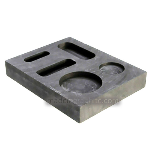 5 IN 1 Graphite Ingot Mold for Gold Bar Round Coin