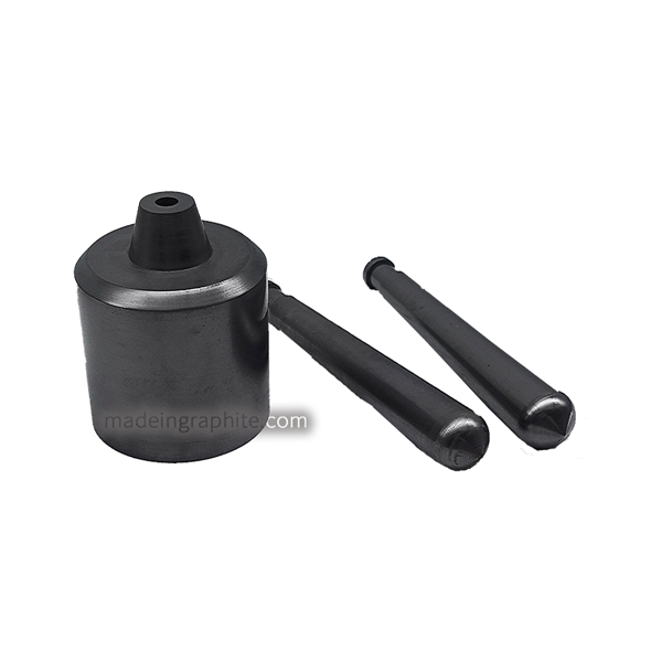 Shaped Graphite Crucible with Stopper A