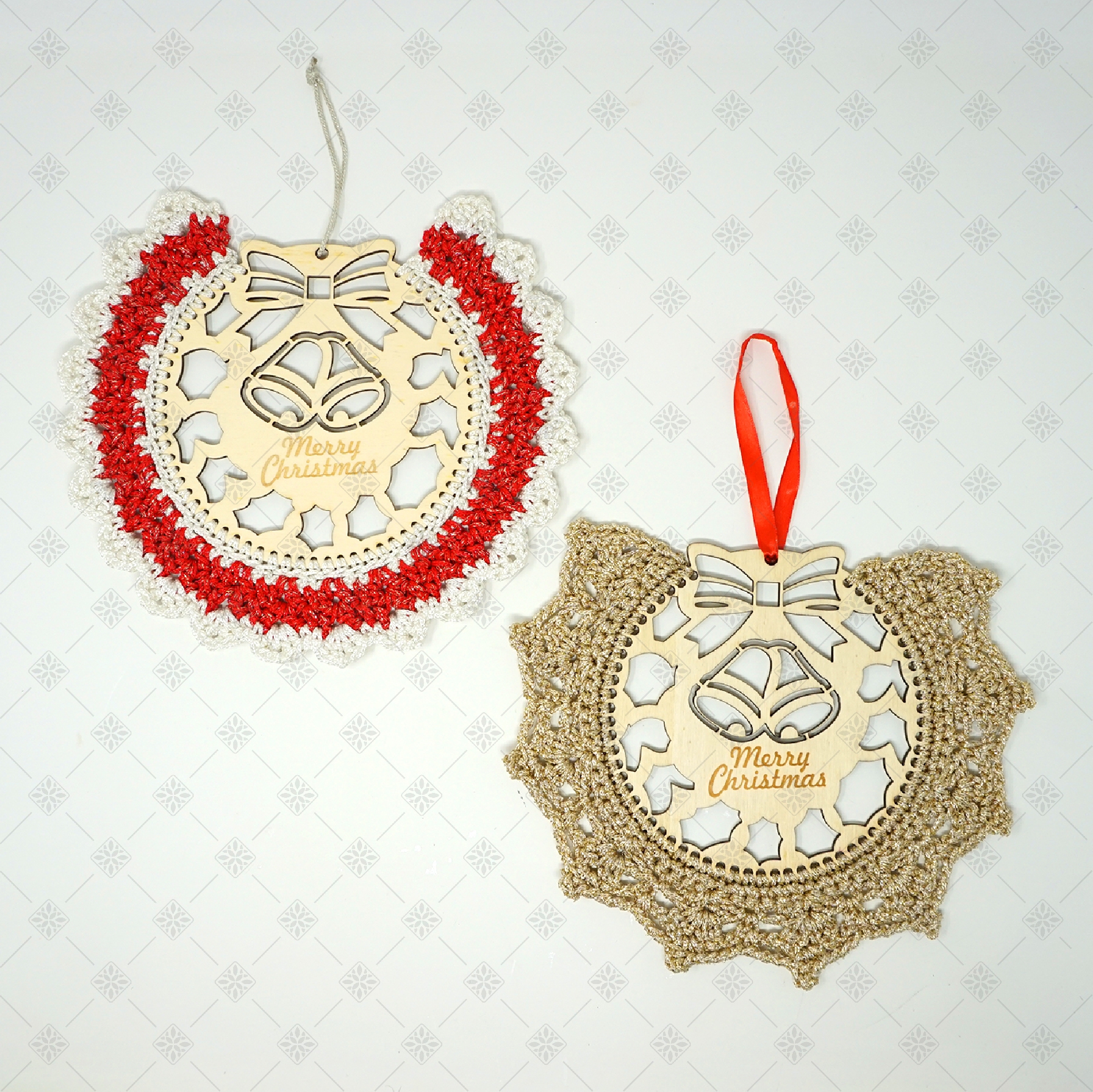 Base in Legno Ghirlande Natalizie