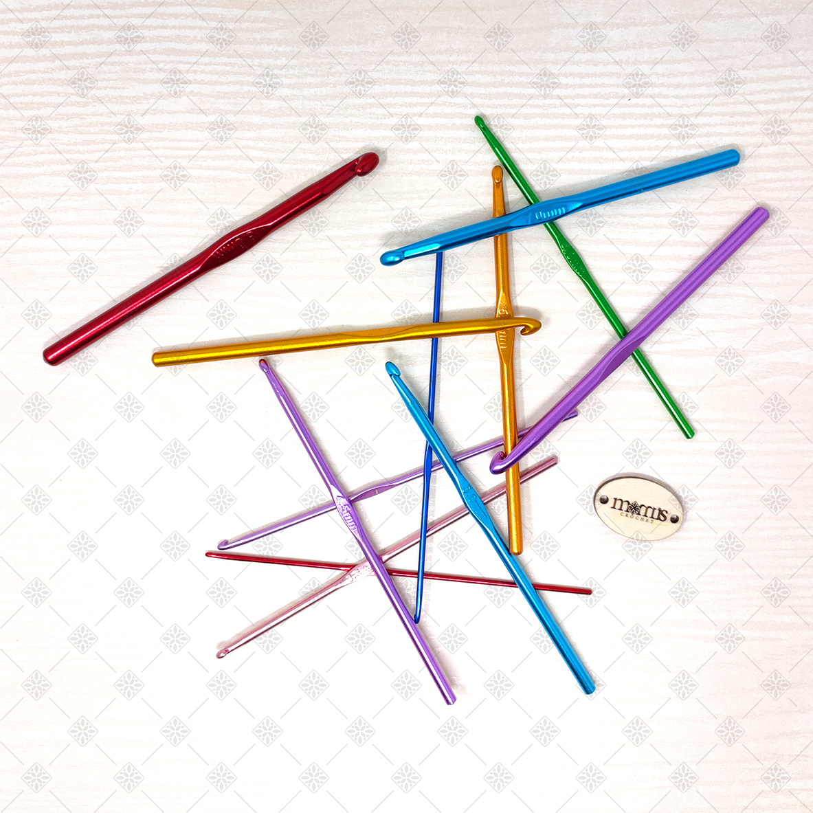 Uncinetto in metallo singolo – 12 misure disponibili per borse, abbigliamento e accessori all’uncinetto