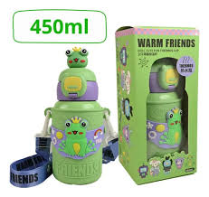 Garrafa térmica infantil sapo 450ml