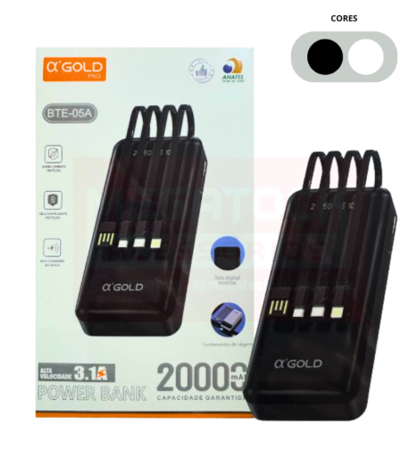 Power Bank α Gold BTE-05A 2000mAh