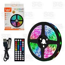 Fita LED RGB com controle remoto