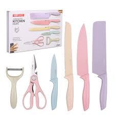 Conjunto de Facas e Utensílios de Cozinha