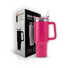 Caneca térmica stanley rosa