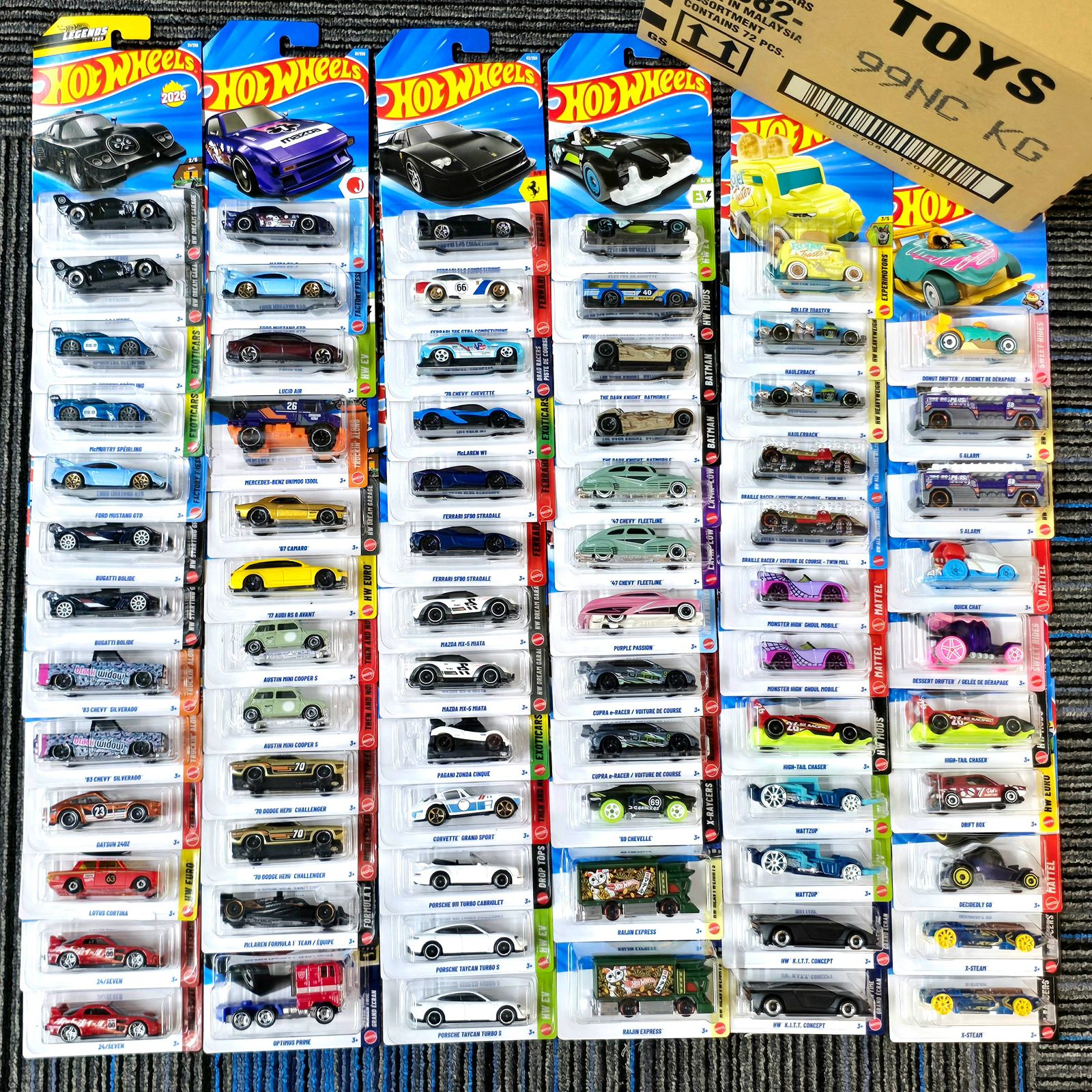 HOT WHEELS imported C CASE 2026 (without MRP)