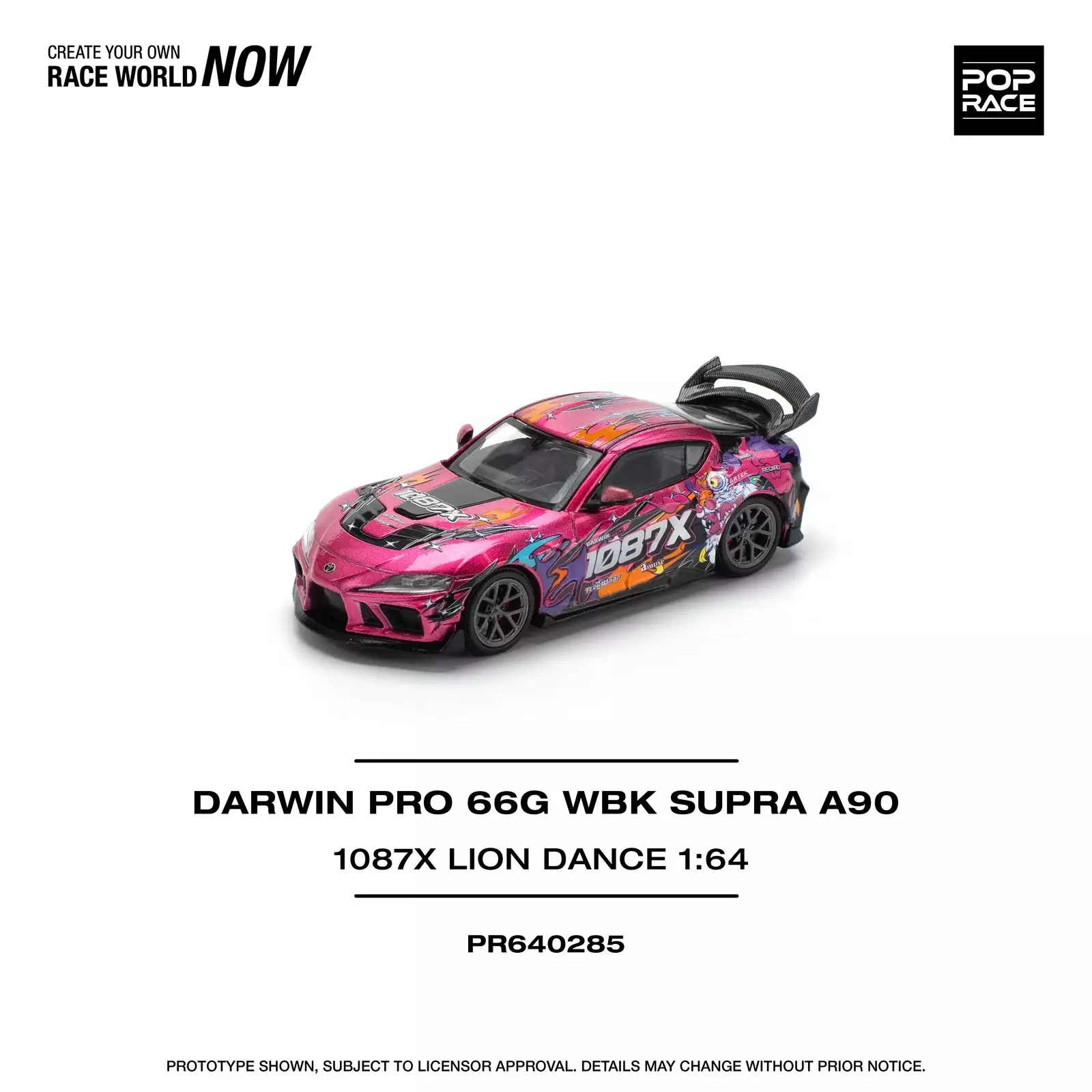 Toyota Supra (A90) Darwin Pro 66G WBK 1087X Lion Dance