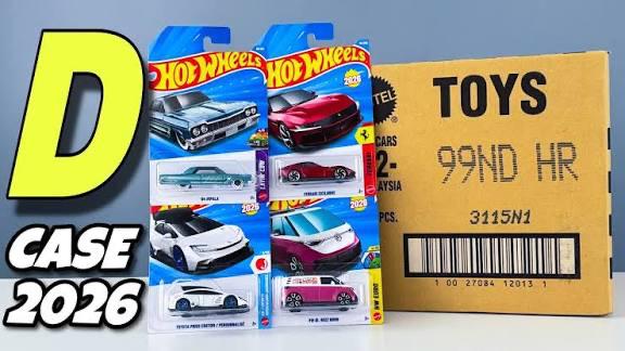 HOT WHEELS imported D CASE 2026 (without MRP)