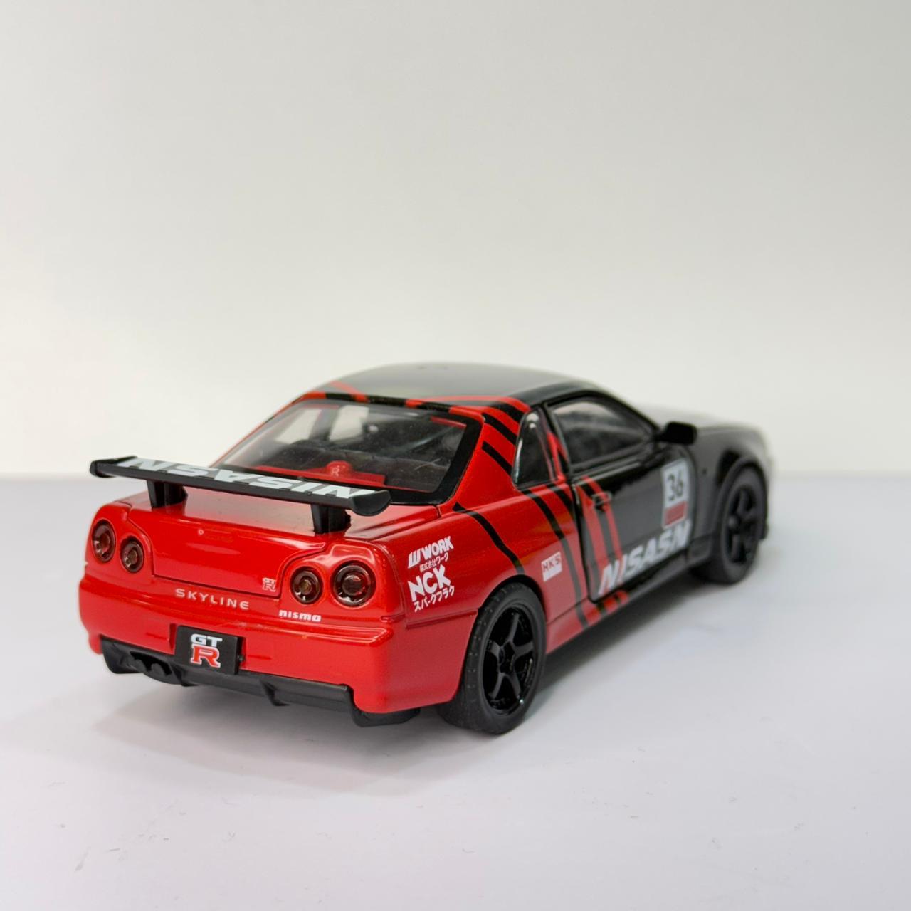 Nissan GT-R R34 Diecast Model Car