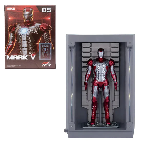 ZD Toys Iron Man Hall of Armor – Mark 05 (4-Inch Figure) 