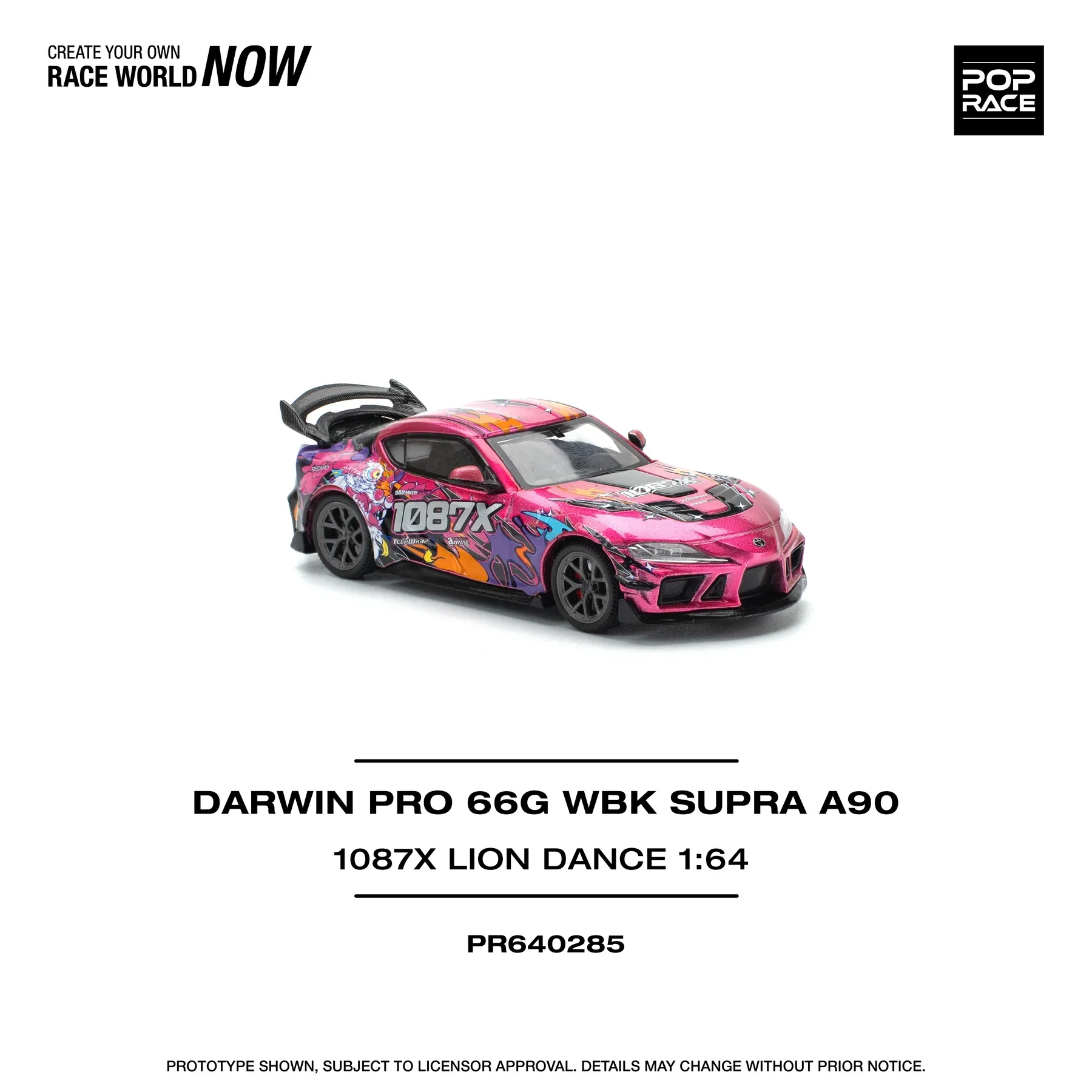 Toyota Supra (A90) Darwin Pro 66G WBK 1087X Lion Dance