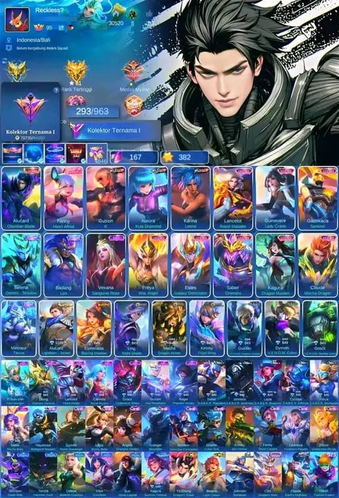 Akun Mobile Legends Sultan