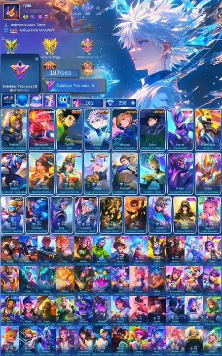 Akun Mobile Legends Sultan