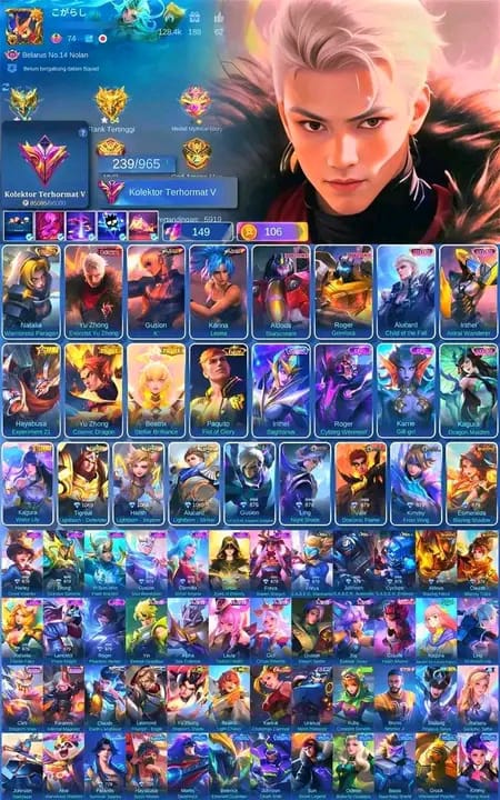 Akun Mobile Legends Sultan