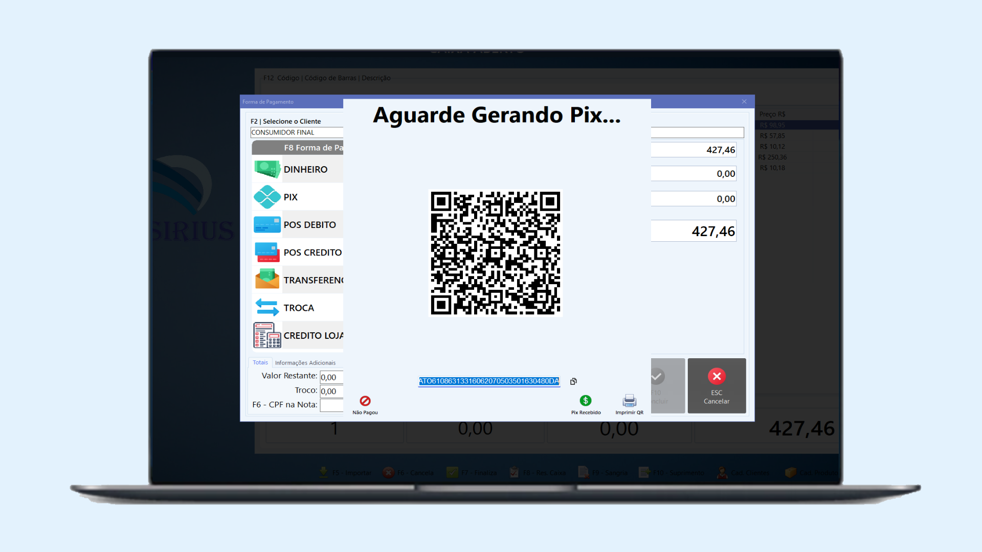 ✰ Sistema ERP Sirius