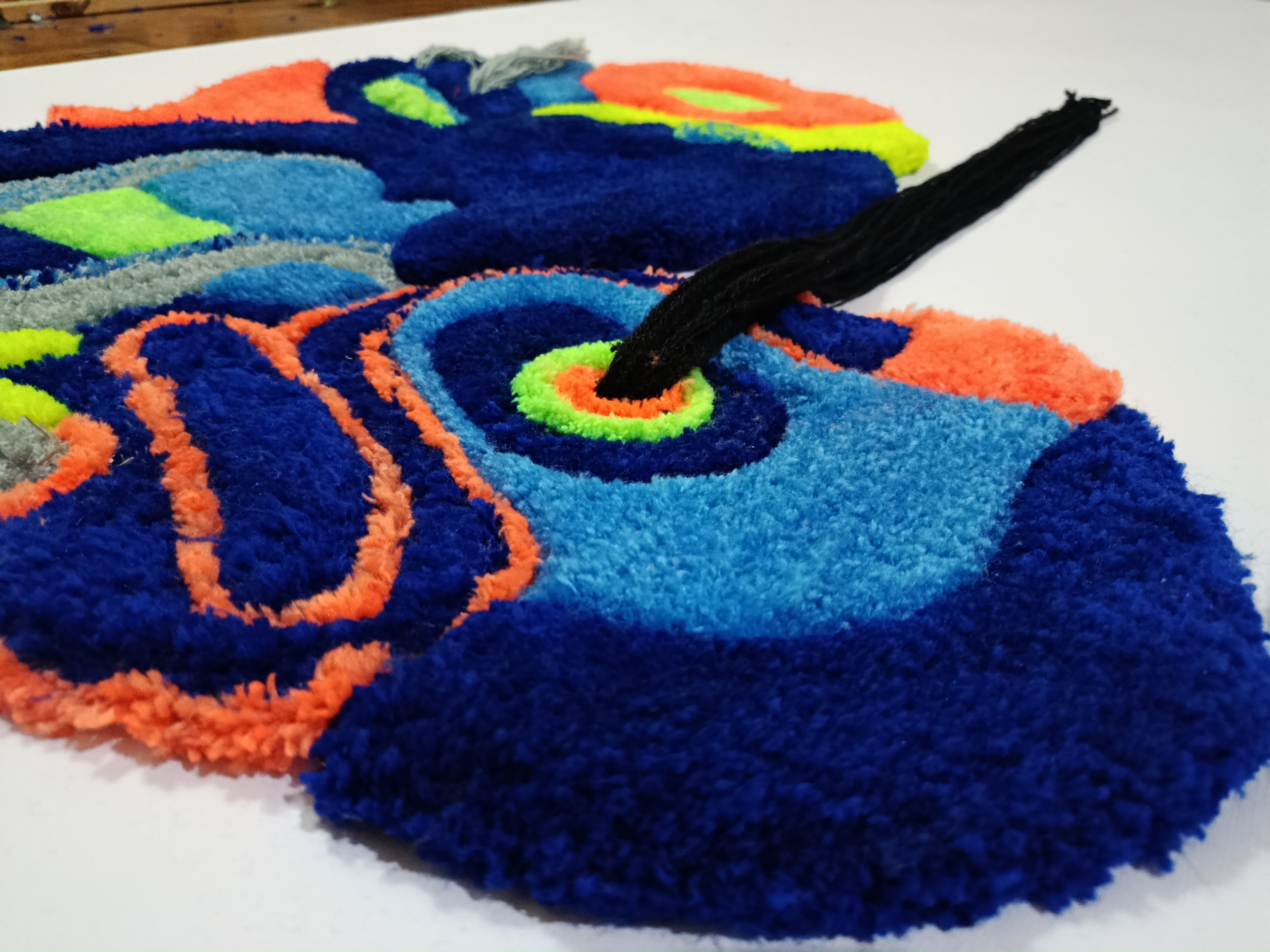 Tapete de Lã Tufting