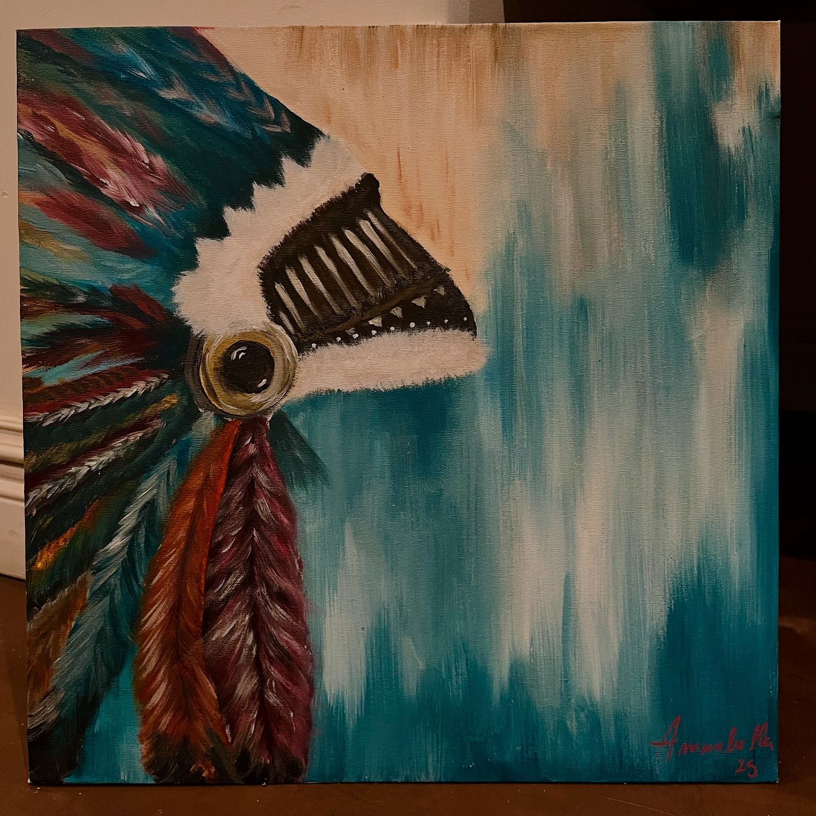 Cuadro EL CASCO INDIO