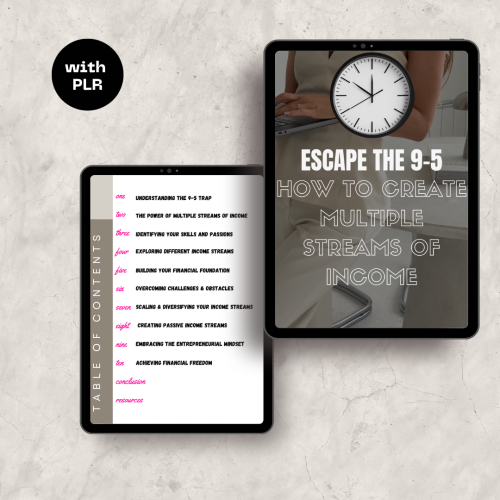 Escape the 9-5: How to Create Multiple Streams of Income