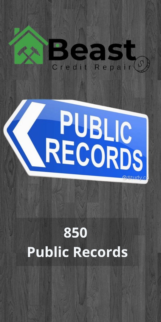 850 PUBLIC RECORDS