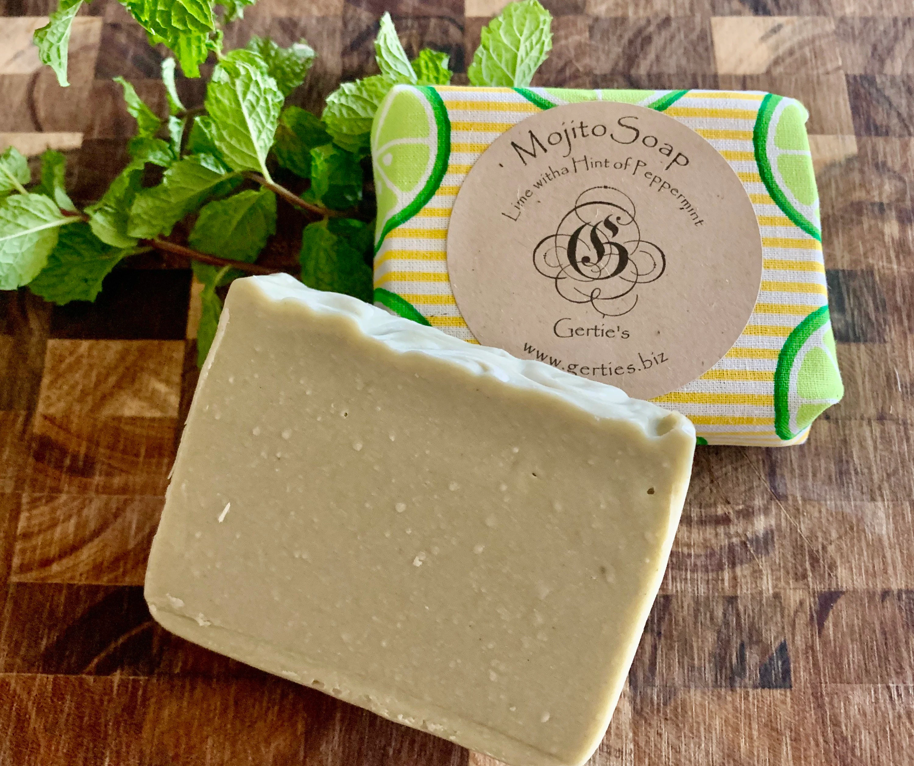 Mojito Natural Soap with French Green Clay 