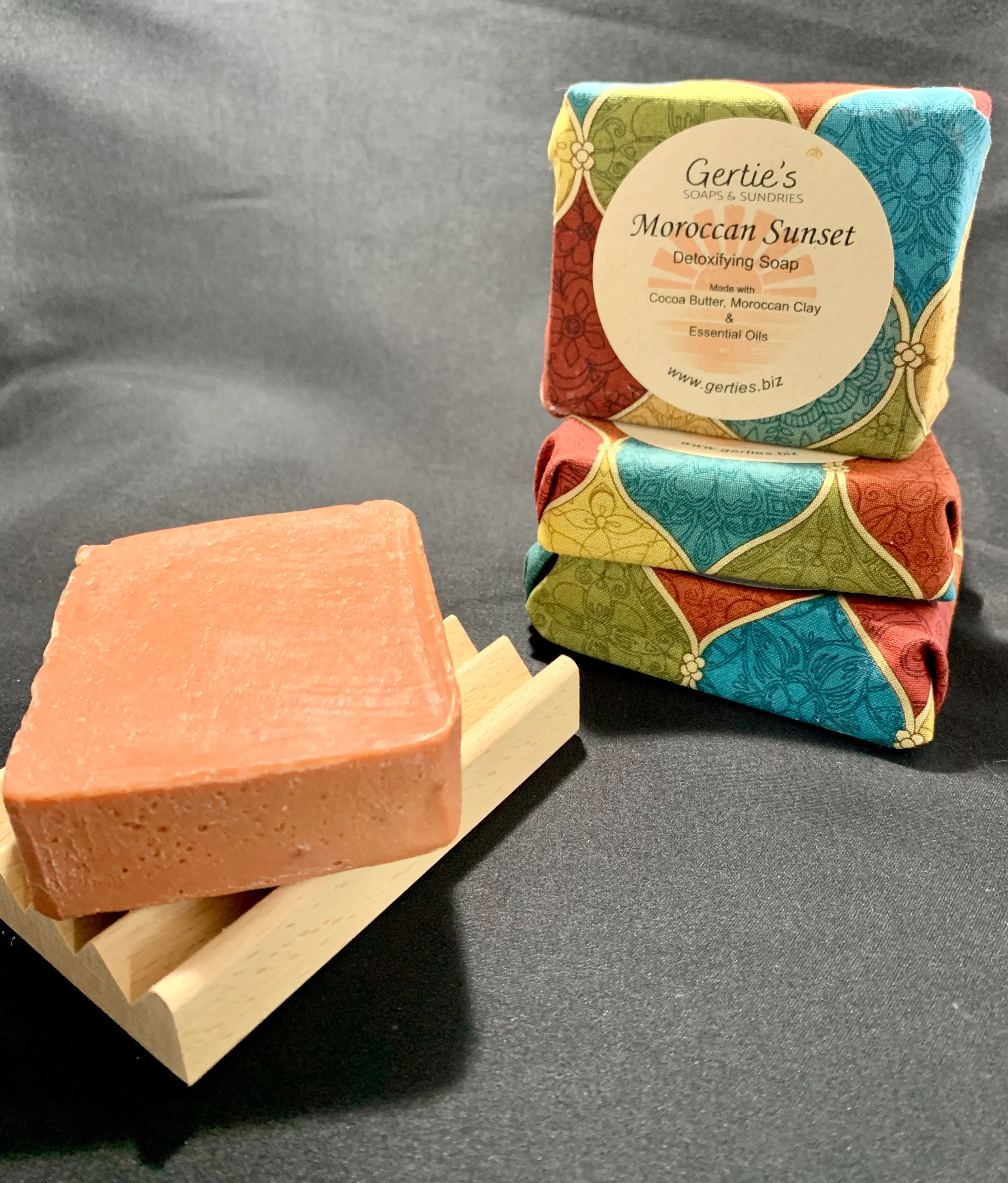 Moroccan Sunset Natural Soap with Moroccan Clay