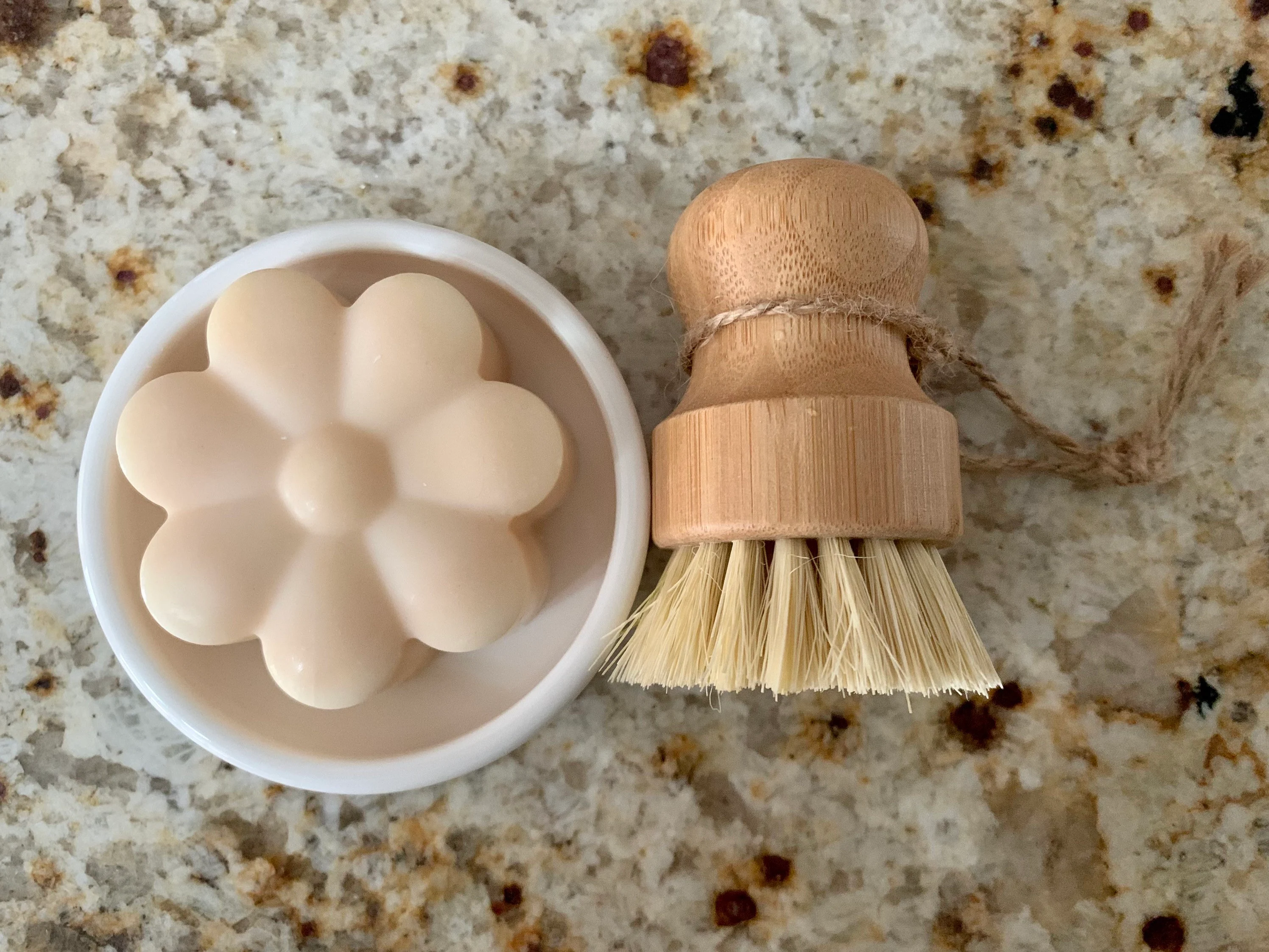 Solid Natural Dish Soap with Lime Essential Oil