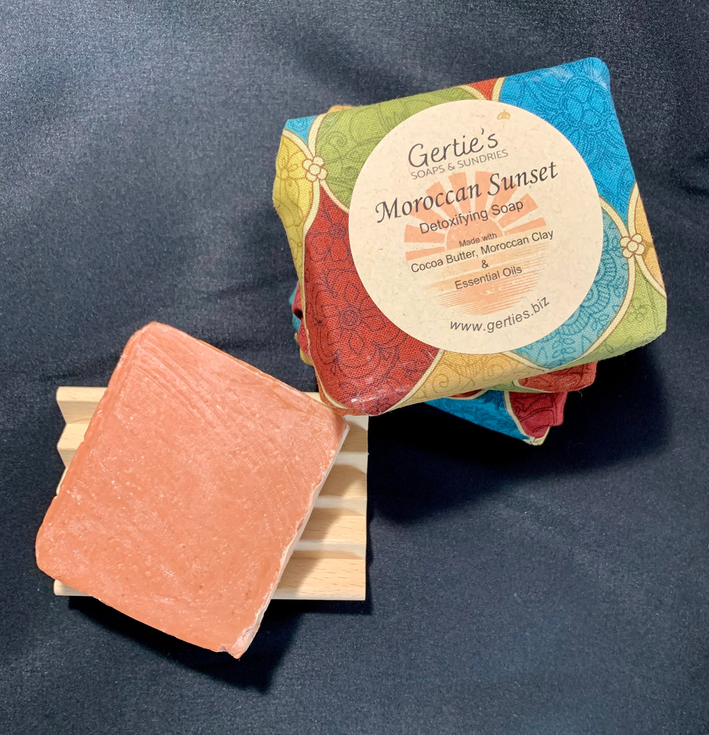 Moroccan Sunset Natural Soap with Moroccan Clay