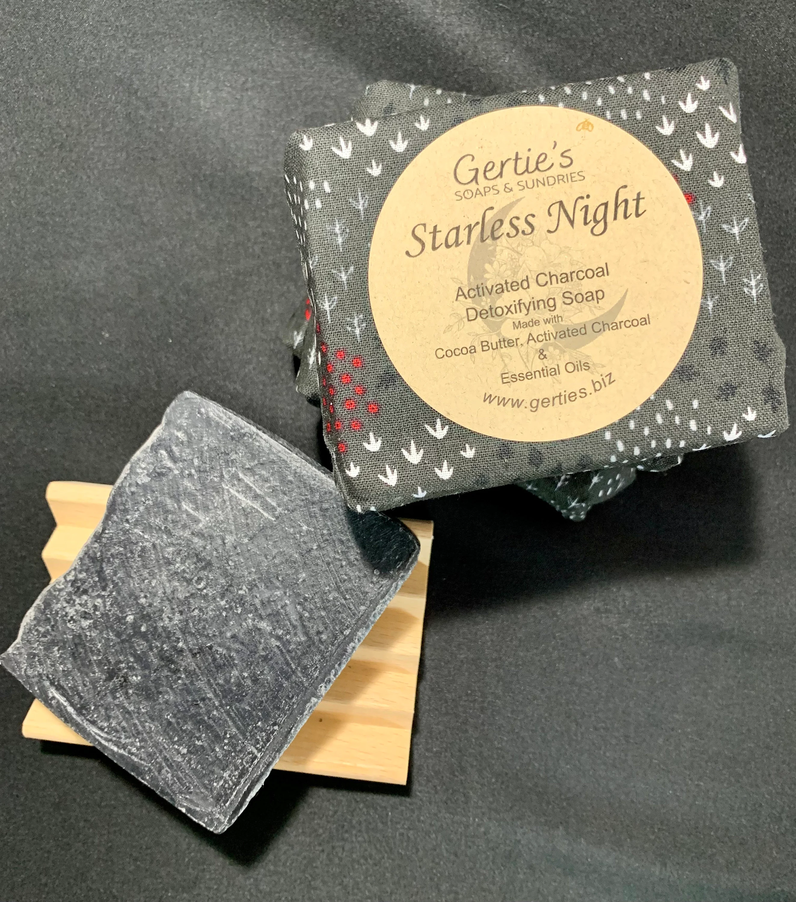 Starless Night Natural Soap with Activated Charcoal 