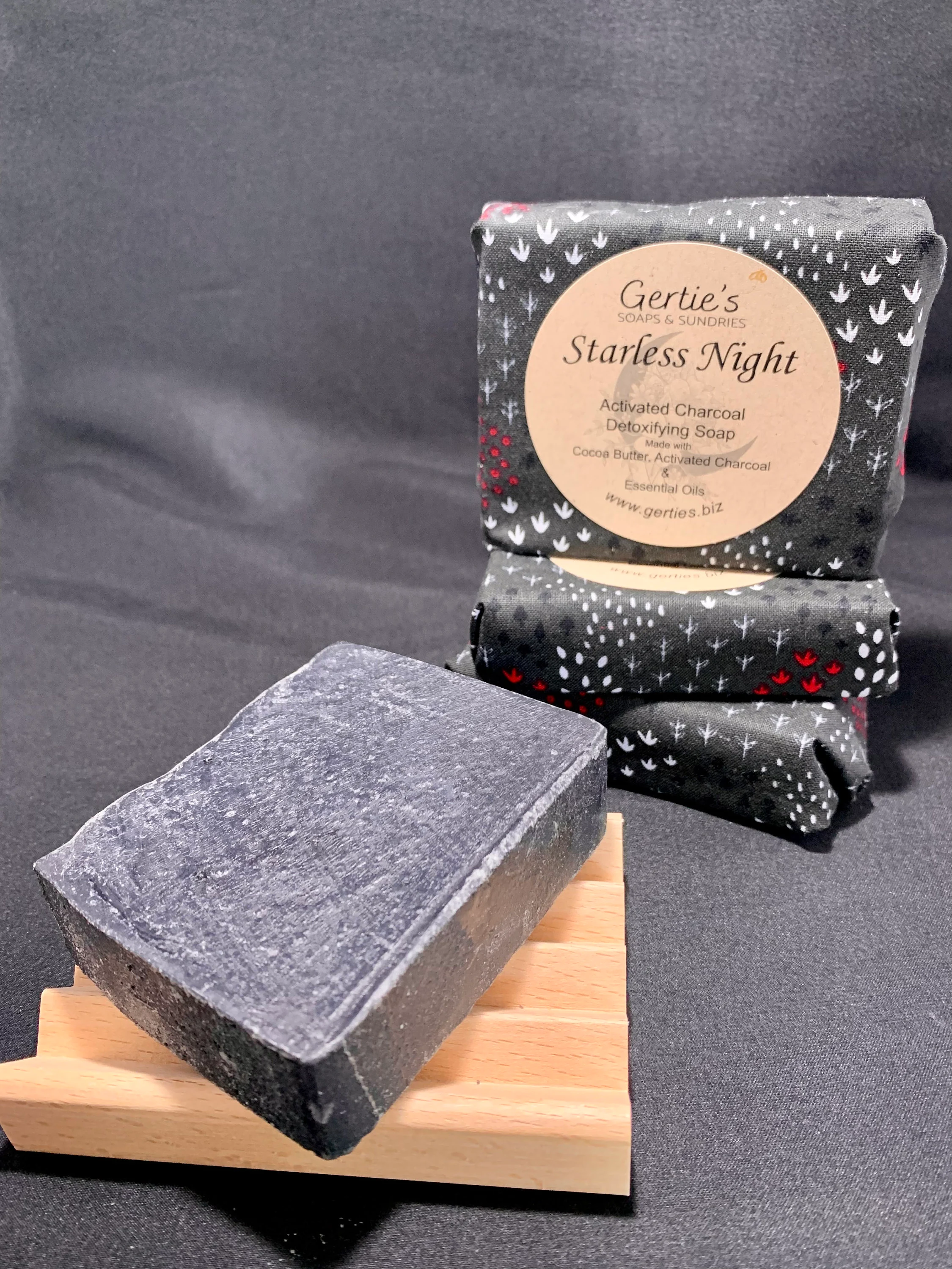 Starless Night Natural Soap with Activated Charcoal 