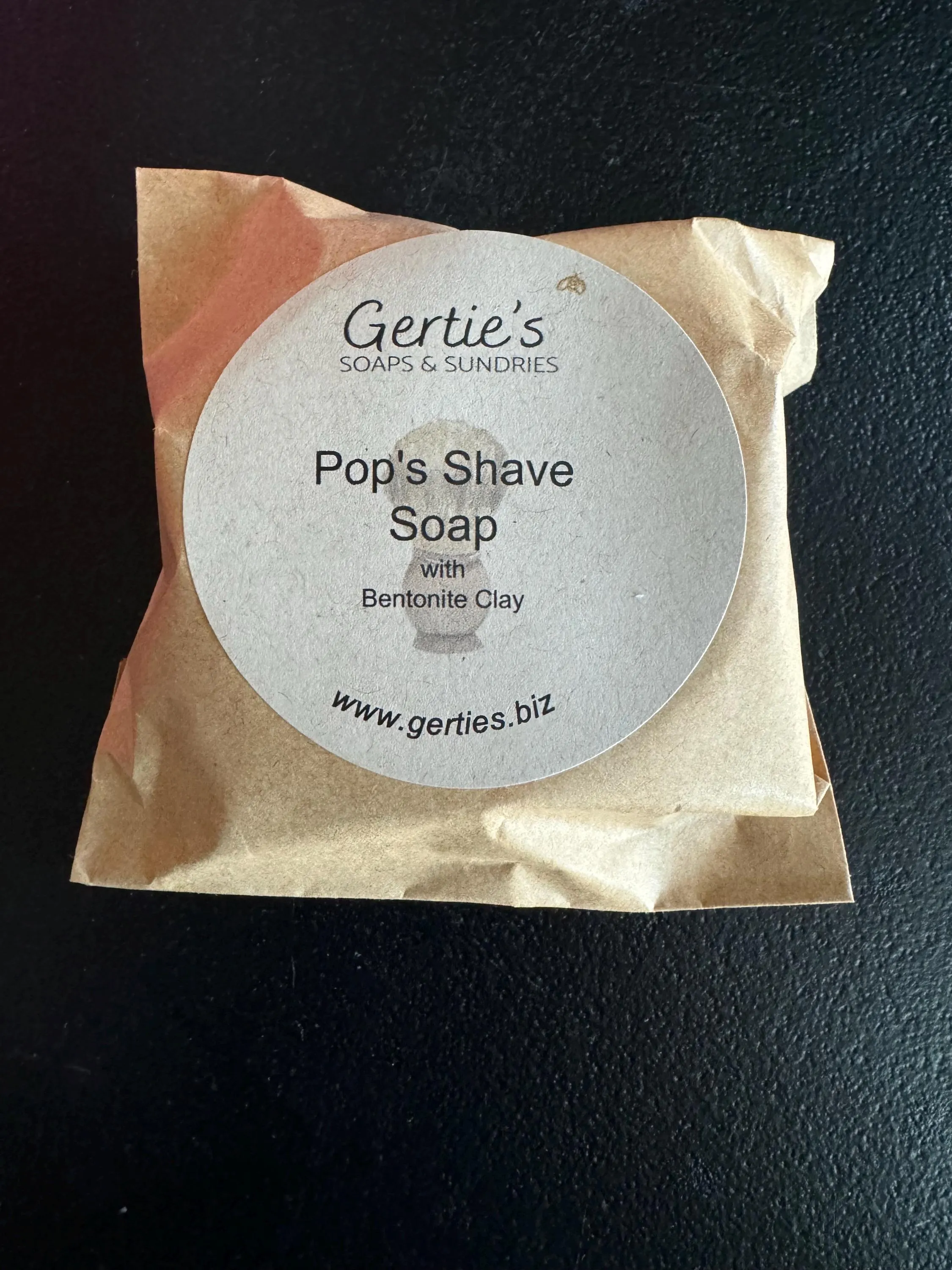 Pop’s Natural Shave Soap with Bentonite Clay