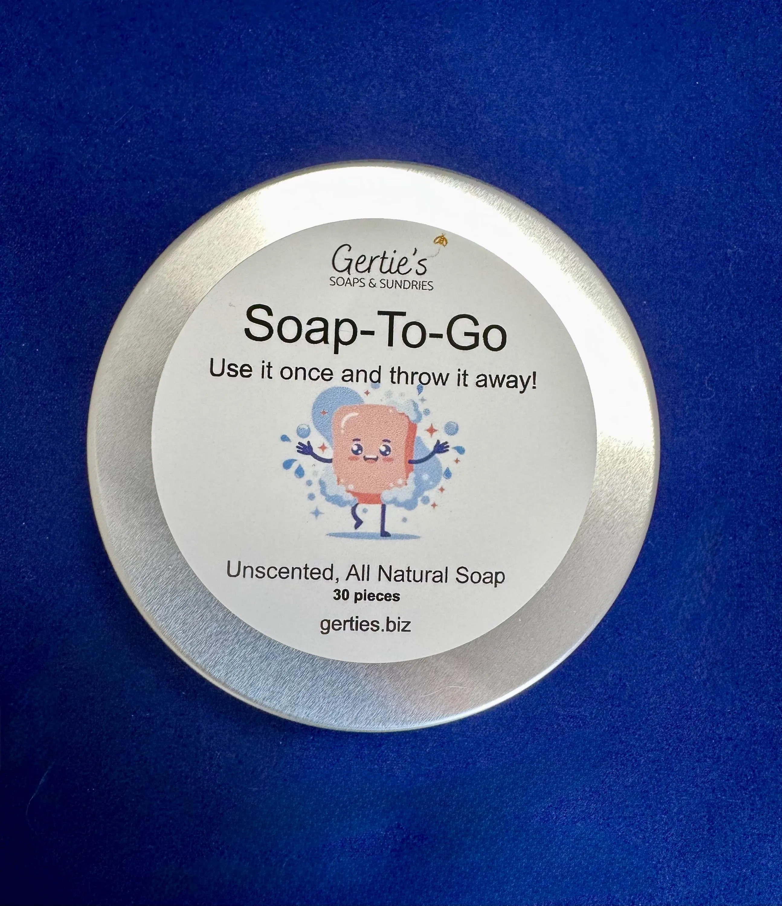 Portable All-Natural Soap Cubes