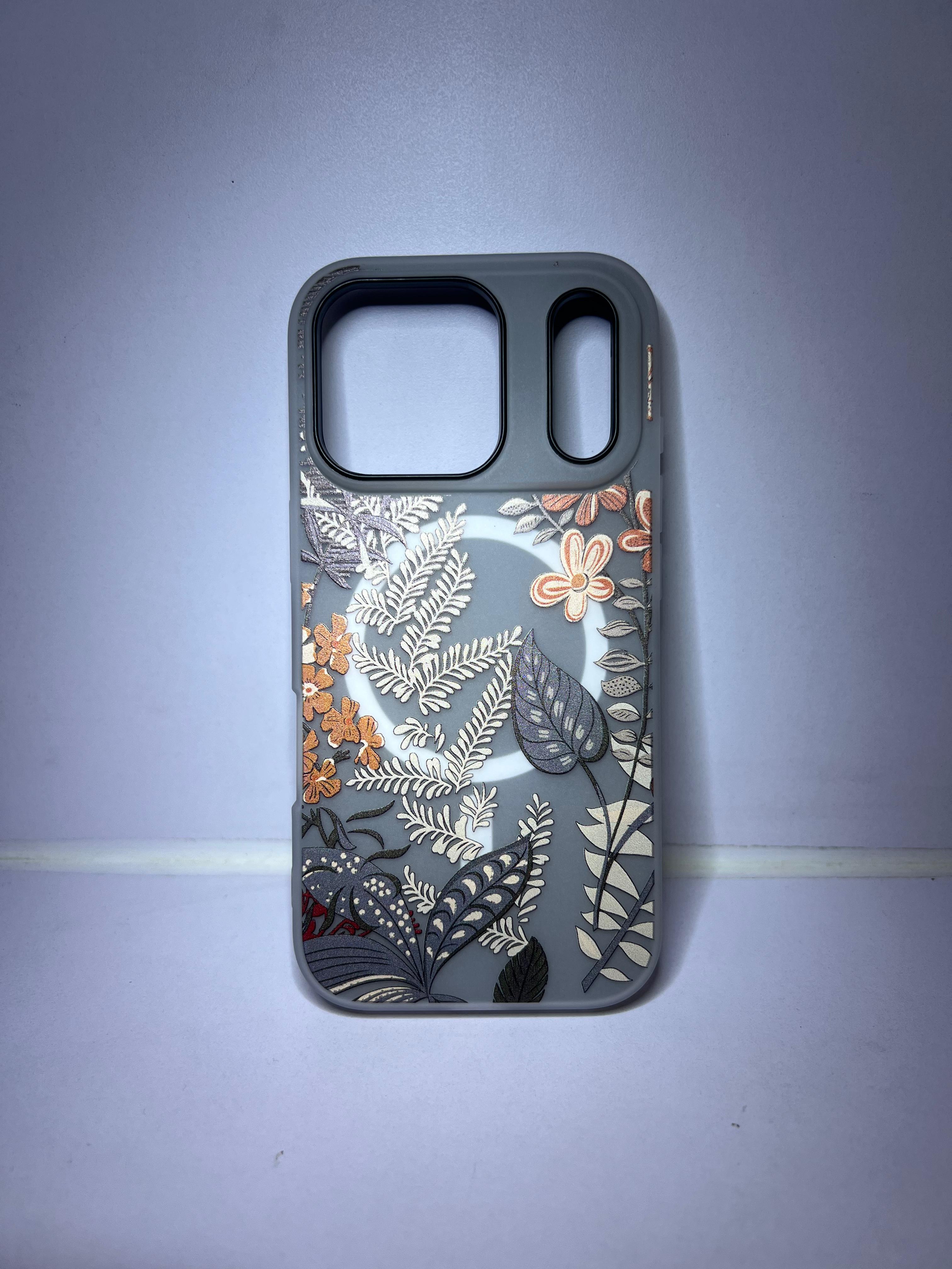 iPhone 17 Pro (Botanic Elegance Embossed Floral Case)