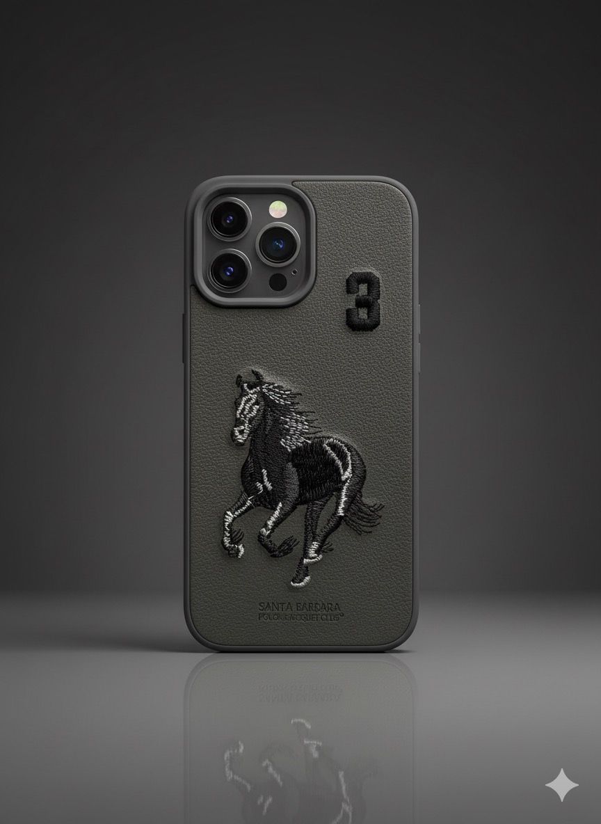 Luxury Leather Horse Design Phone Case