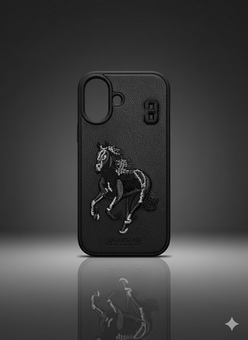 Luxury Horse-Embossed Phone Case