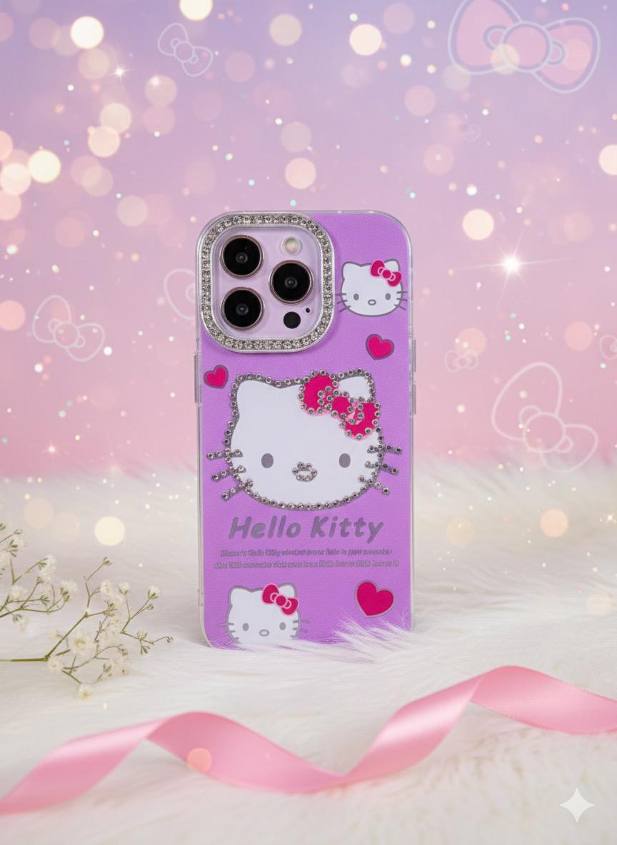 iPhone 16 Pro (Bling Hello Kitty Case)