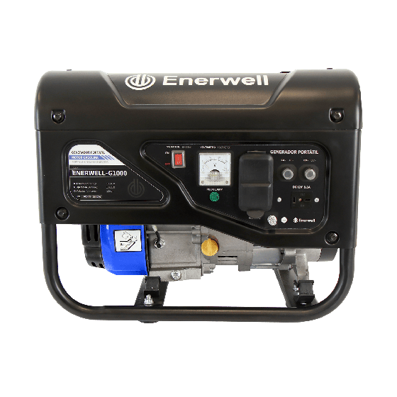 Generador portátil a gasolina 1,000 W 1 x 110/120 VCA ENERWELL-G1000
