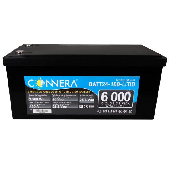 Batería de LITIO LifePO₄ BATT24-100-LITIO