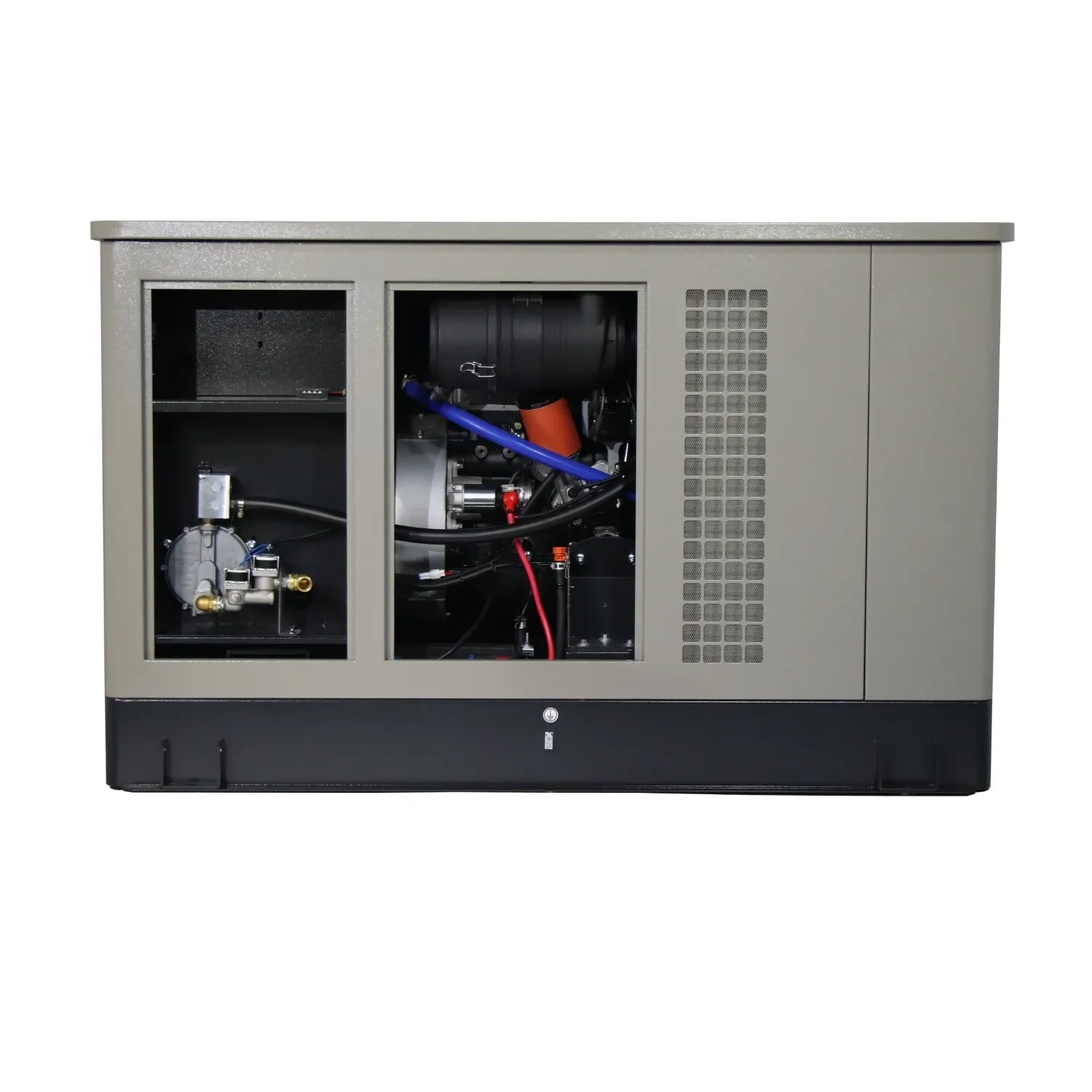 Generador estacionario a gas  30 000 Watts GLP/GN  3 x 120 / 240 Vca