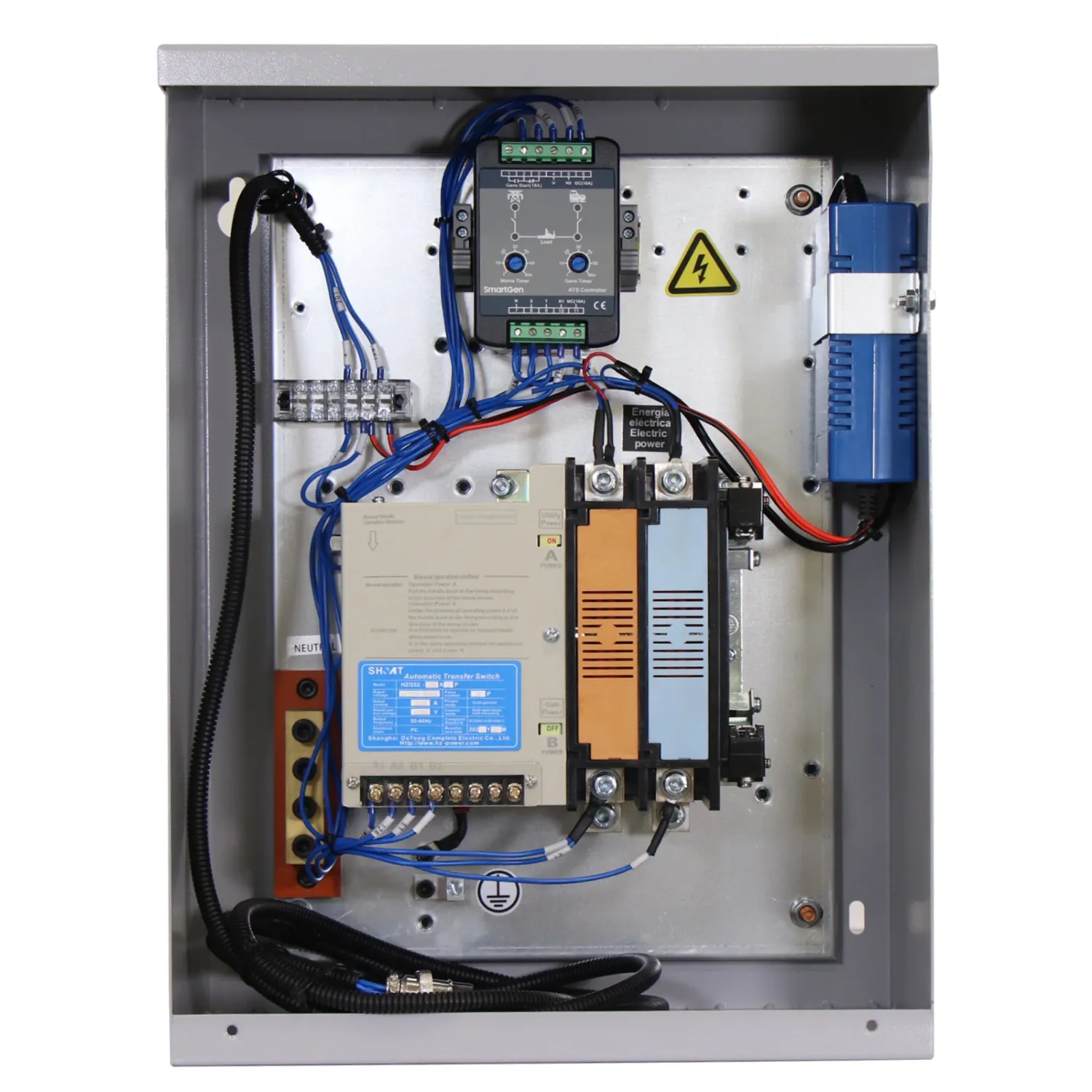 Sistema de transferencia automática para generadores