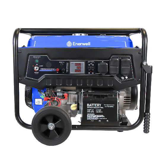 Generador portátil a gasolina 8,000 W 1 x 120/240 VCA ENERWELL-G8000
