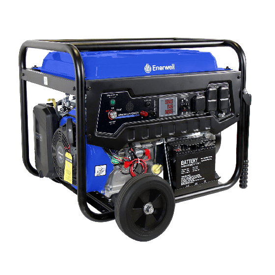 Generador portátil a gasolina 8,000 W 1 x 120/240 VCA ENERWELL-G8000