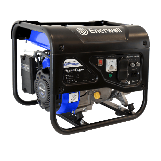 Generador portátil a gasolina 1,000 W 1 x 110/120 VCA ENERWELL-G1000