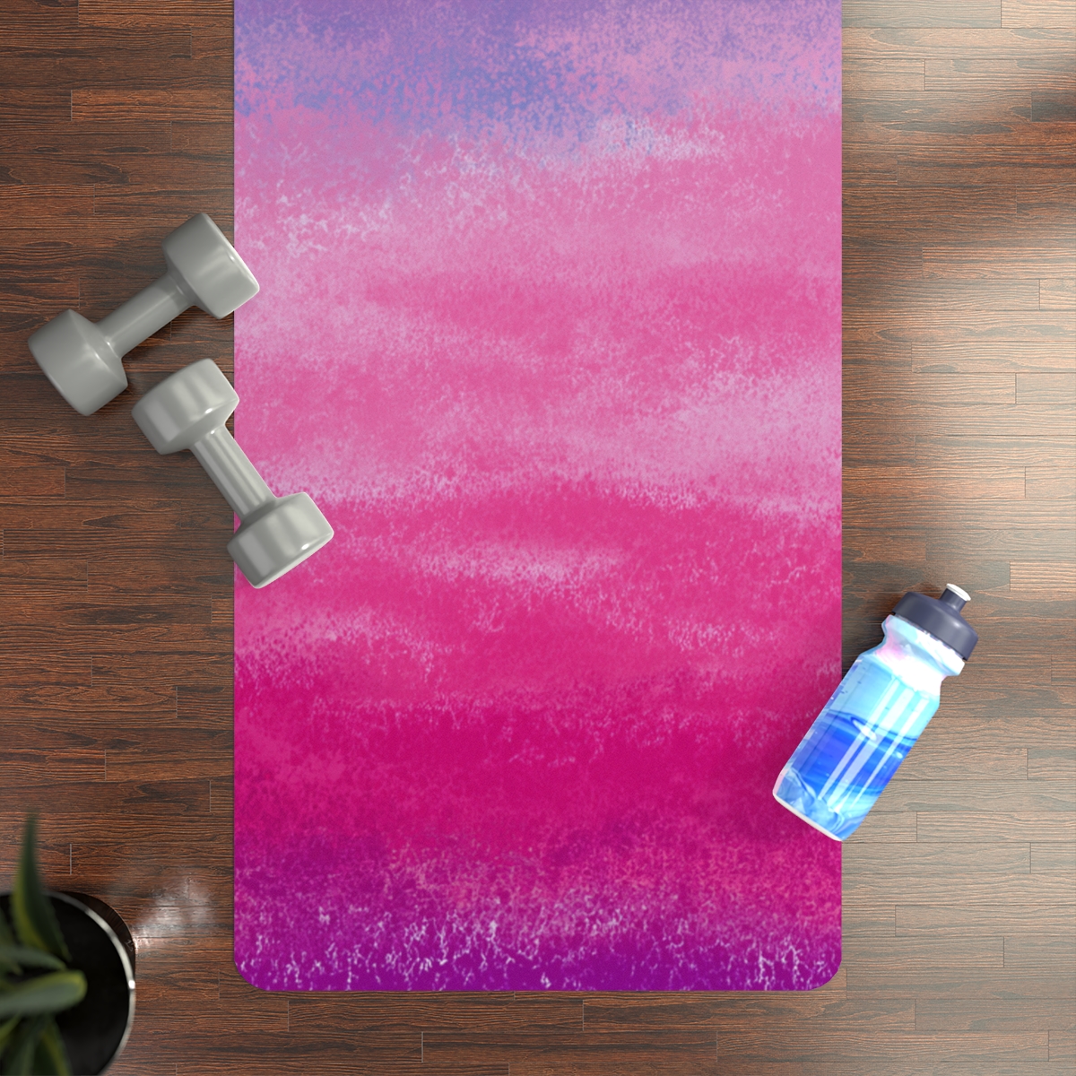  Renkli Pastel Kaymaz Yoga Matı